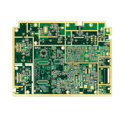 سعر جيد قناع اللحام الأصفر لون FR4 PCB عالية الطبقة مع عرض الخط الحد الأدنى / المسافة من 3mil / 3mil الانترنت