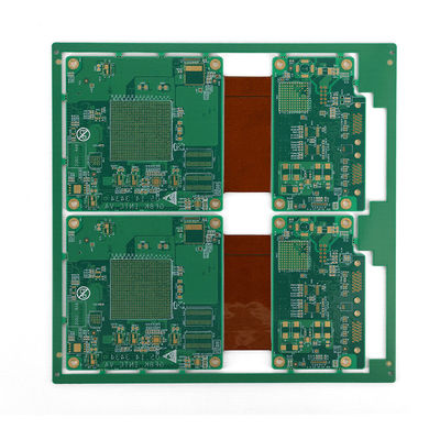 سعر جيد الأزرق صلبة مرنة PCB مع الحد الأدنى من نصف قطر الانحناء من 0.5mm وحجم الحفر من Min 0.0078  0.2mm الانترنت